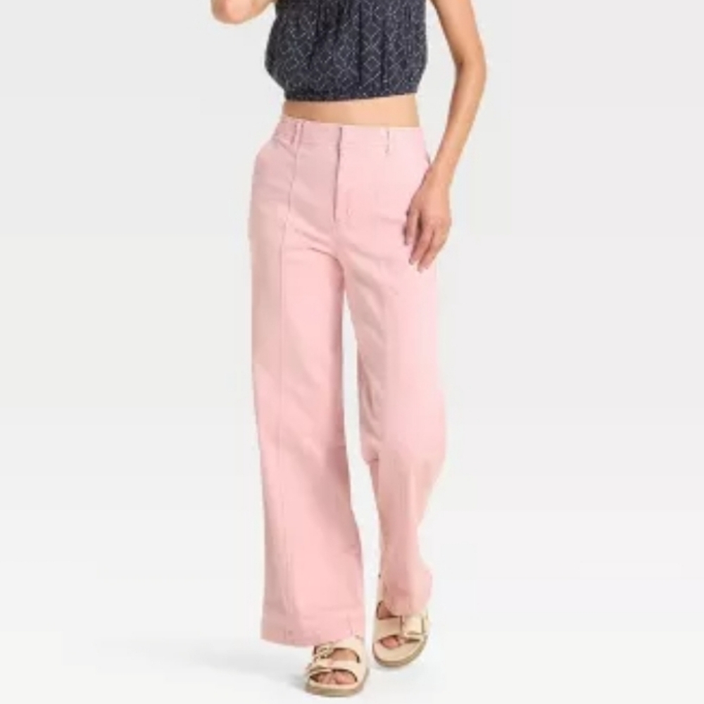 💰⏳️Universal Threads Pink High Waist Wide Leg Jeans/pants Size 17 NWOT